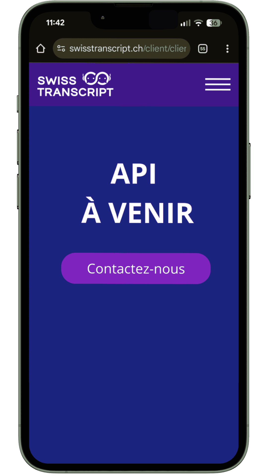 API Swiss Transcript
